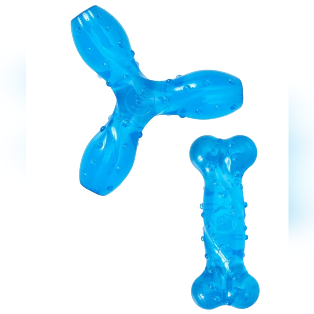 Spot Scent-Sations Scent Infused Dog Toy Trident & Bone Bacon Flavor